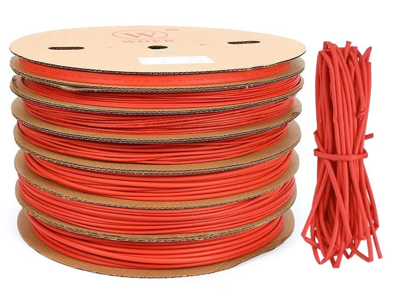 5mm Heat Shrink Sleeve Red (Industrial Grade)