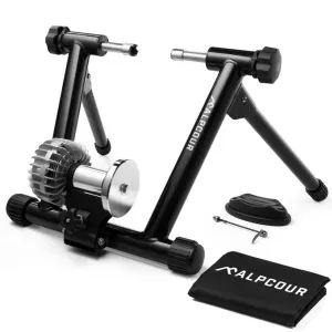 Alpcour Bike Trainer Stand with Fluid Flywheel