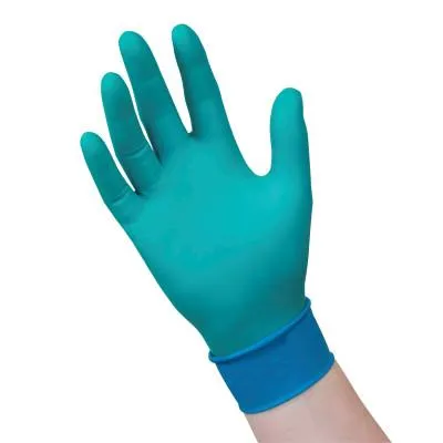 Ansell Chemical Resistant Nitrile/Neoprene Disposable Gloves, 7.8 mil Palm, X-Small, Green, 93-260-060