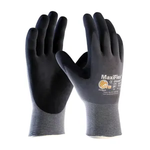 ATG 34-874/L Seamless Knit Nylon/Elastane Glove with Nitrile Coated MicroFoam Grip on Palm & Fingers - Touchscreen Compatible