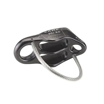 Camp Cassin Piu 2.0 Belay/Rappel Device With Locking Carabiner Kit