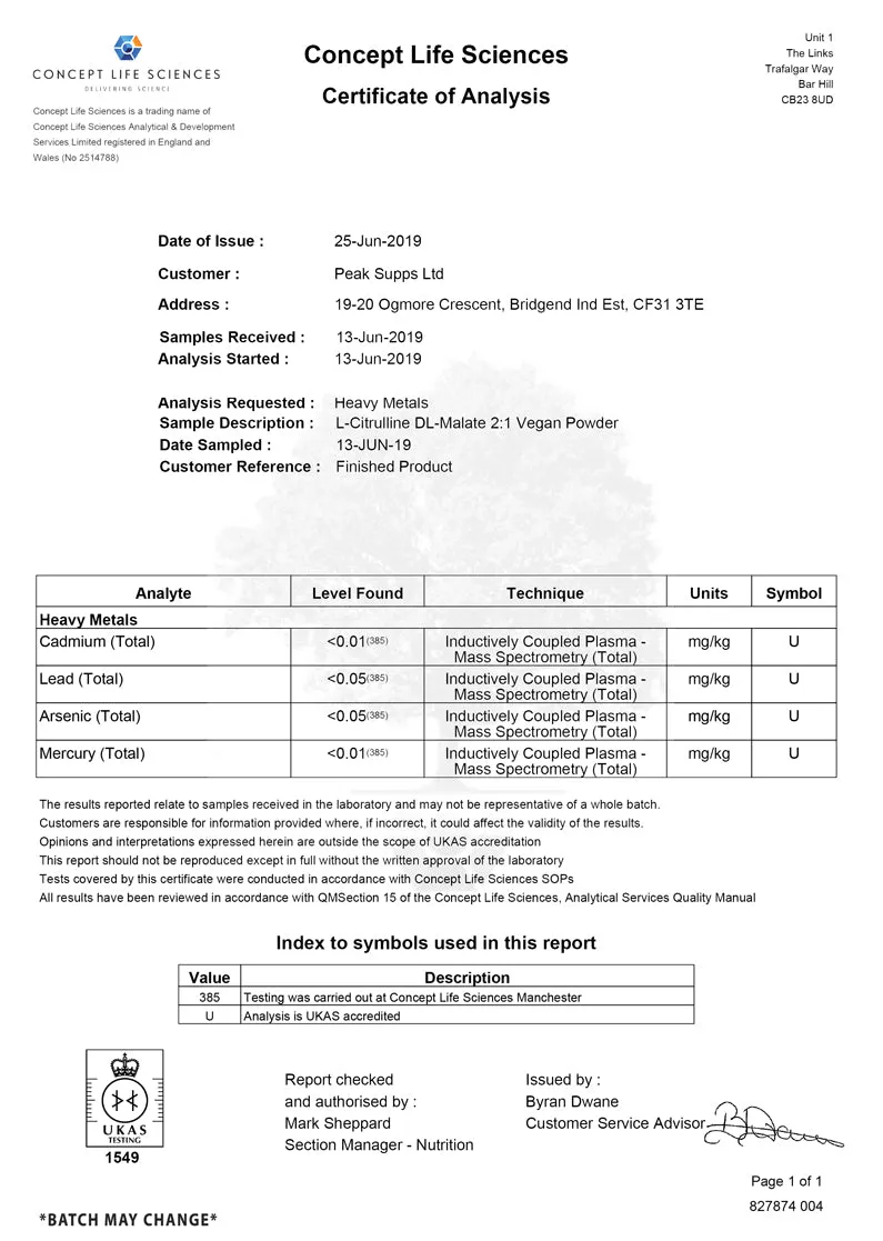 Citrulline Malate Powder (2:1)