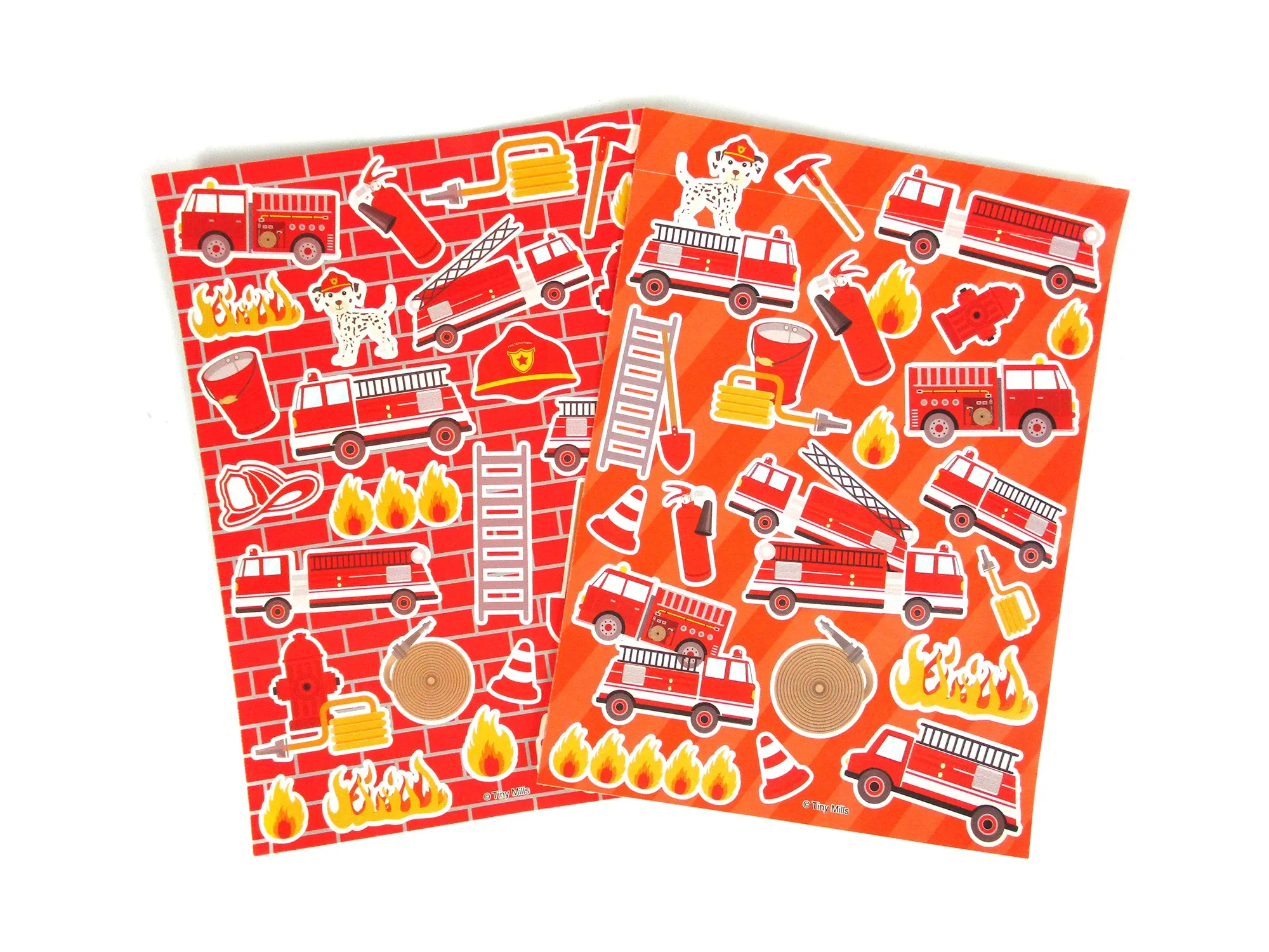 Fire Trucks Stickers