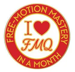 Free-Motion Mastery in a Month Graduation Pin & "Diploma" Wholesale