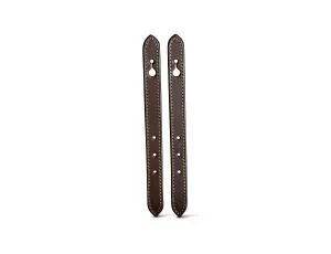 Front Straps - Chocolate Leather / Eventer (Pair)