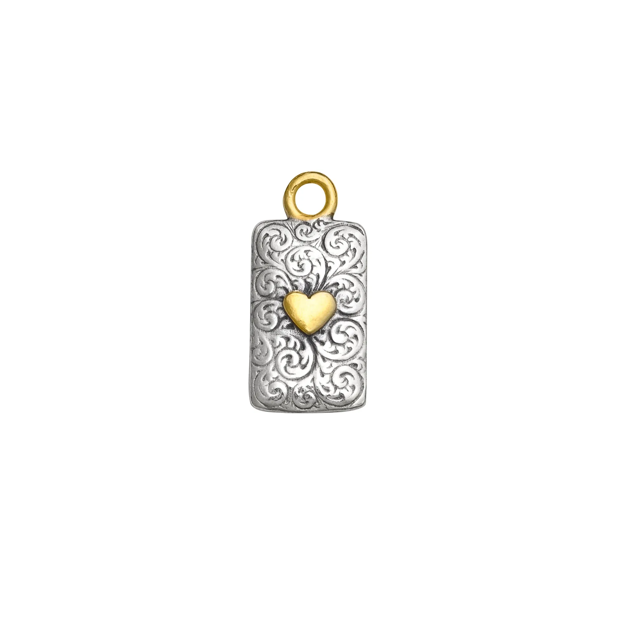 Heart Card Charm