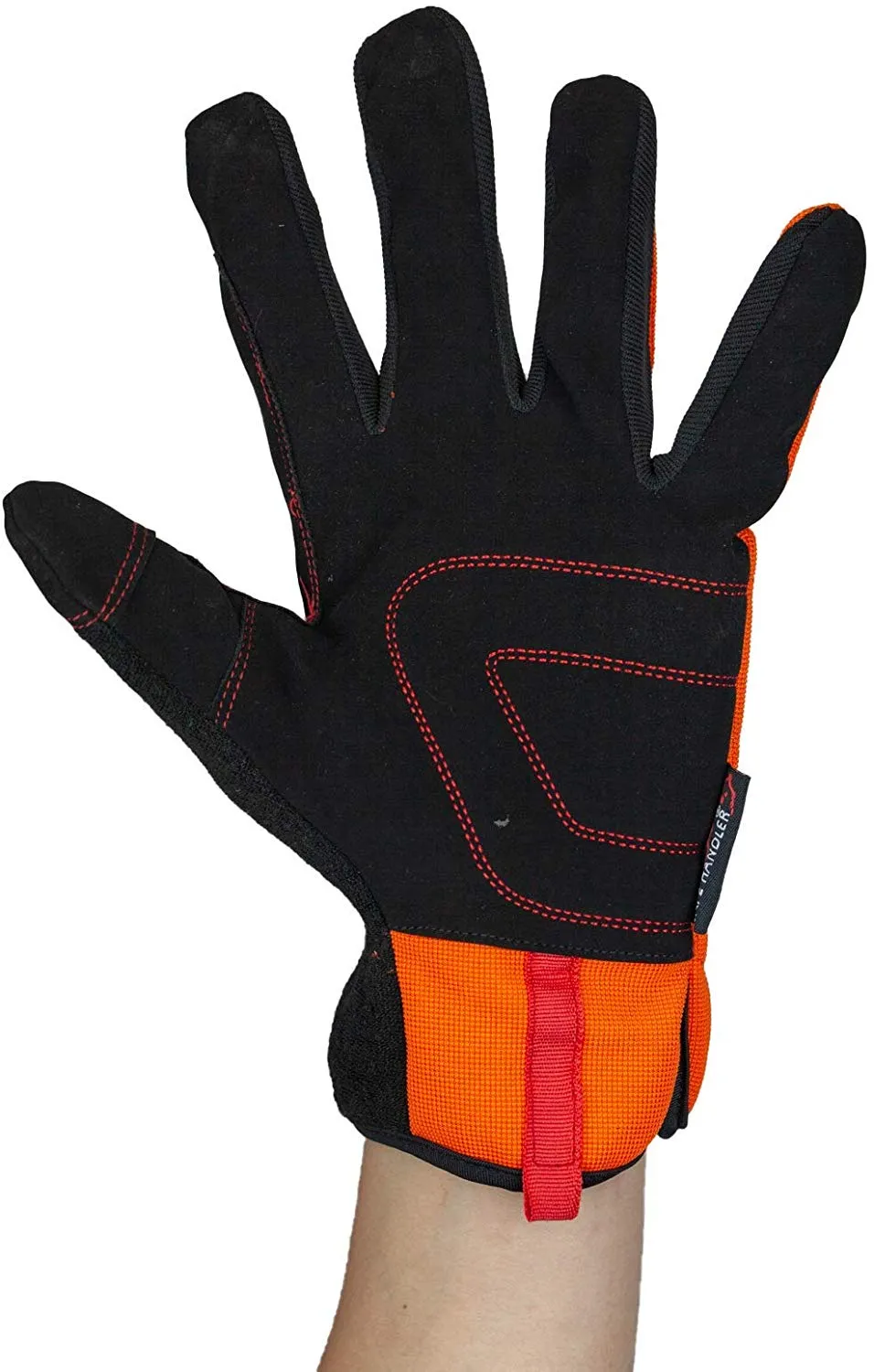 High Visibility Gloves, Fitted Wrists, Reinforced Palm and Knuckle (3 Pairs)