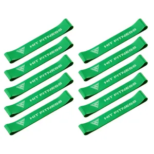 Hit Fitness Resistance Band 0.7mm (Medium) | Pack of 10