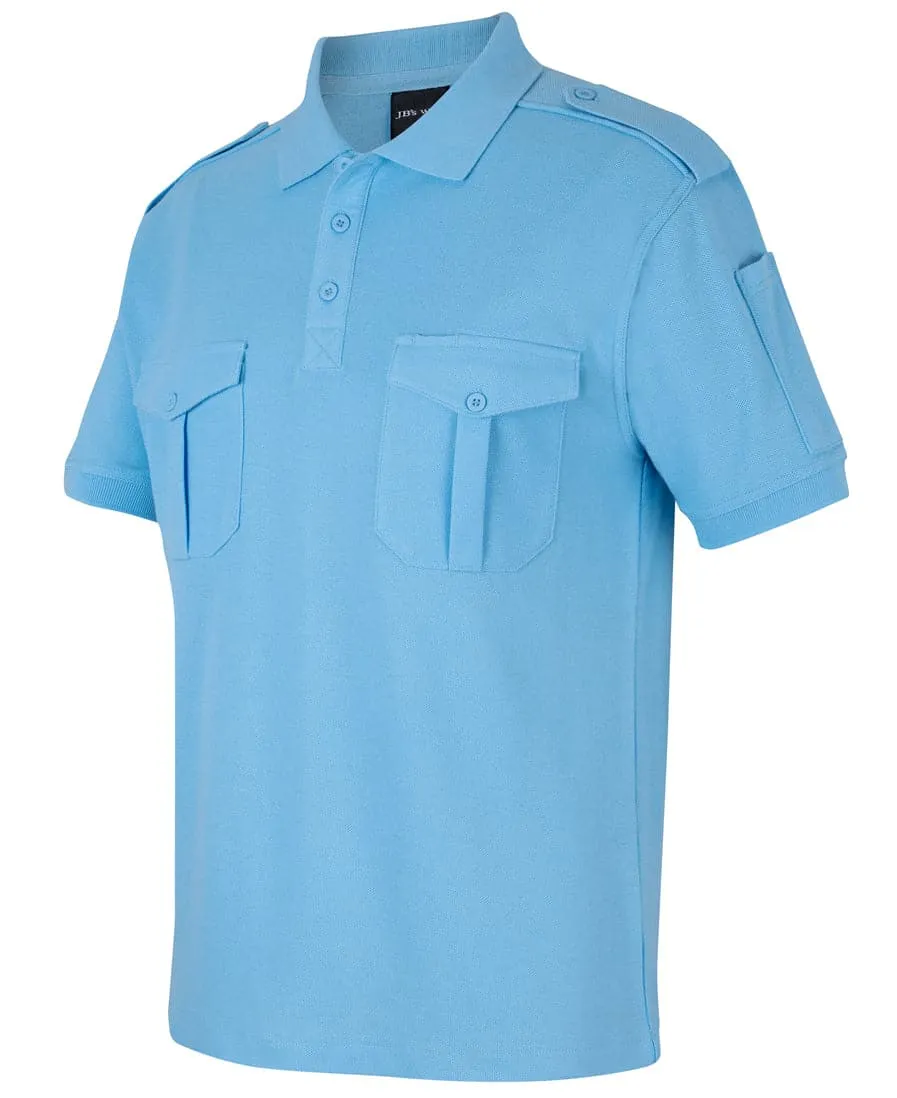 Jb's Short Sleeve Epaulette Polo Shirt 210ES