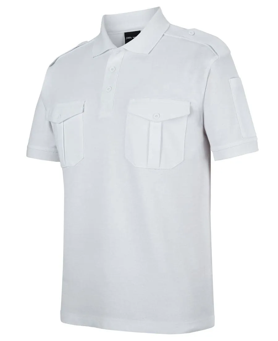 Jb's Short Sleeve Epaulette Polo Shirt 210ES