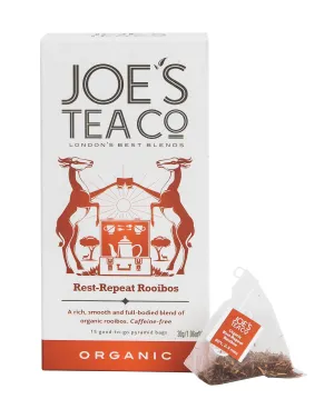 Joe's Tea Co. Rest-Repeat Rooibos 15x Biodegradeable Pyramid Bags 15 bags