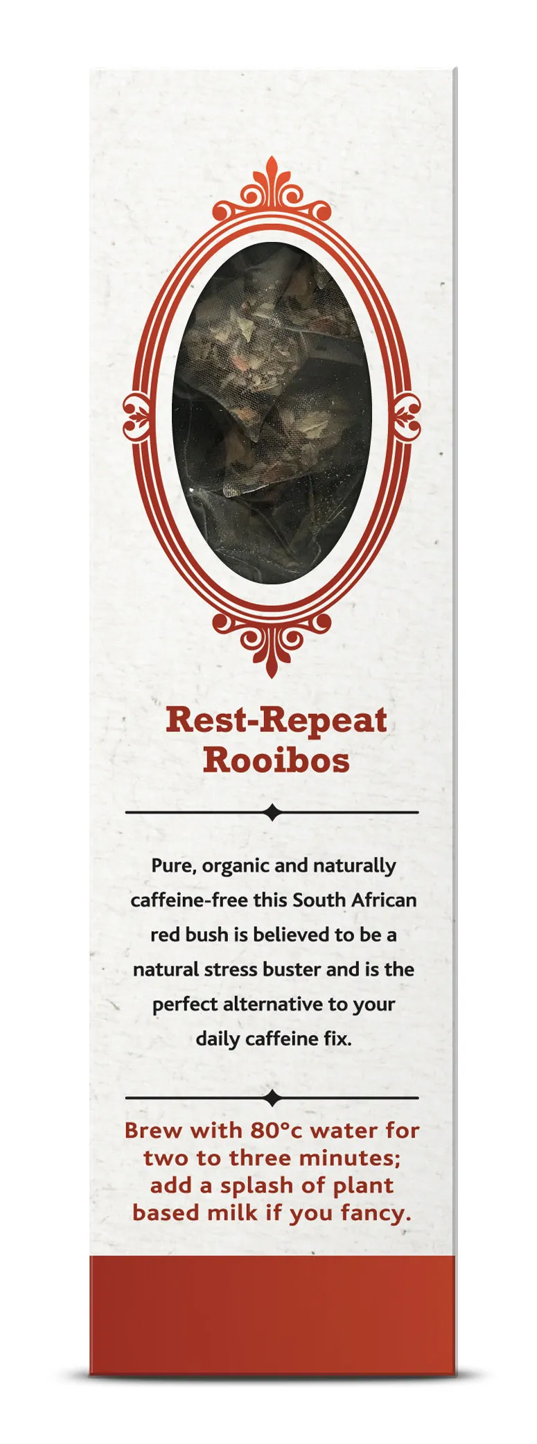 Joe's Tea Co. Rest-Repeat Rooibos 15x Biodegradeable Pyramid Bags 15 bags