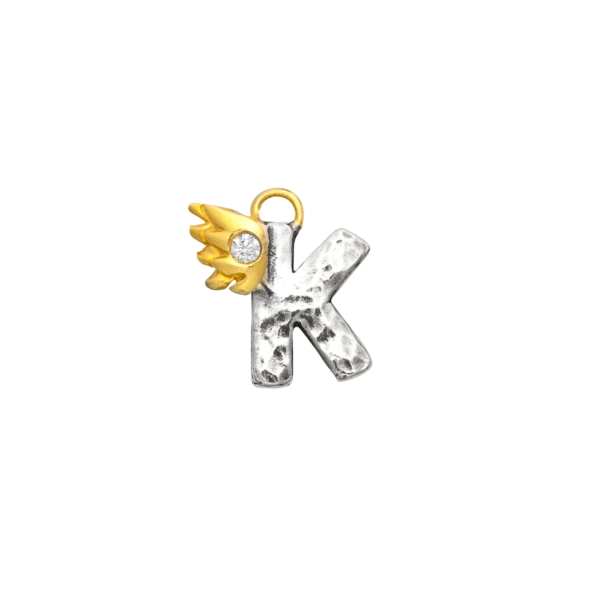 K With Diamond Charm