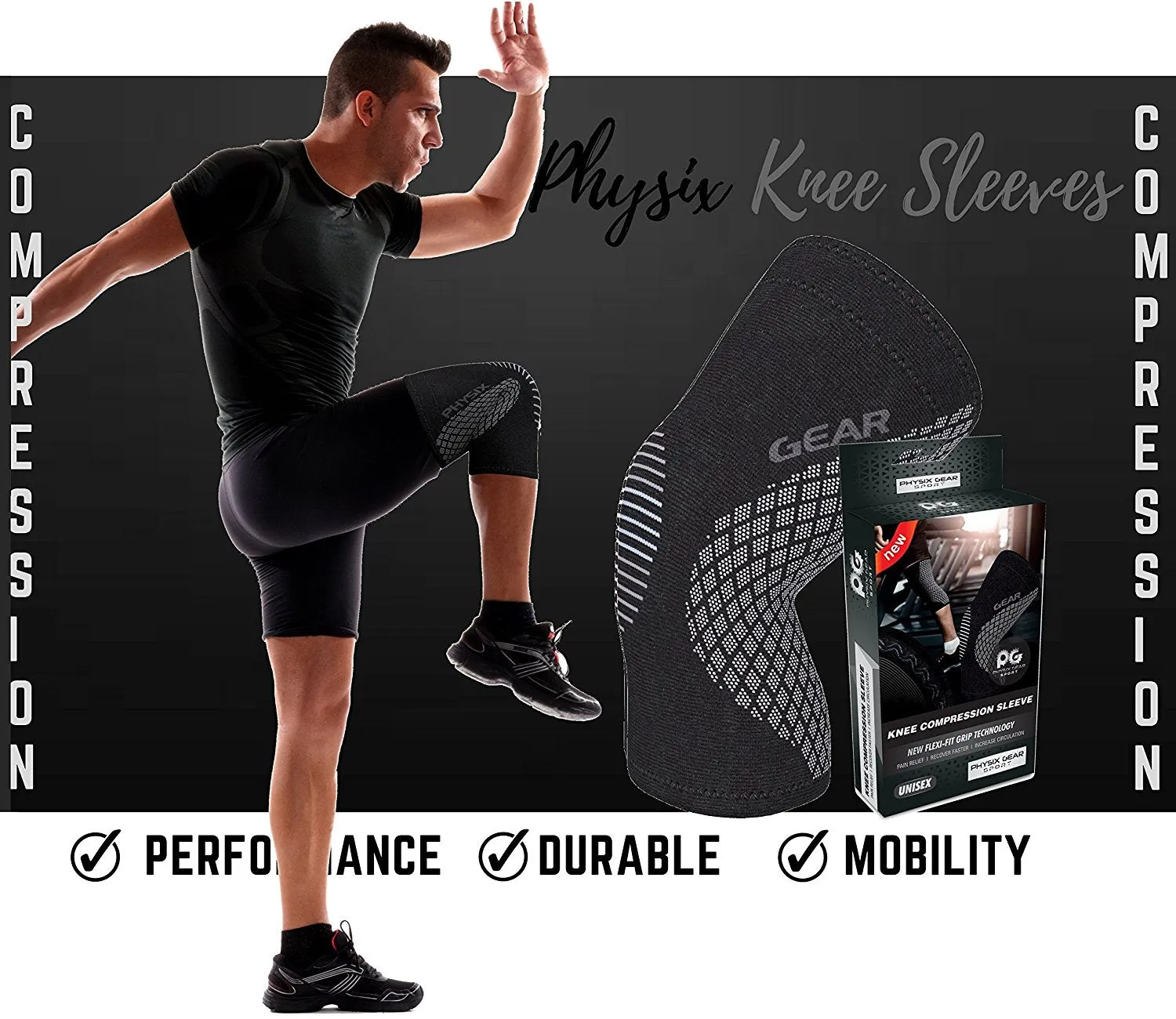 Knee Sleeves - Support and Comfort for Active Legs