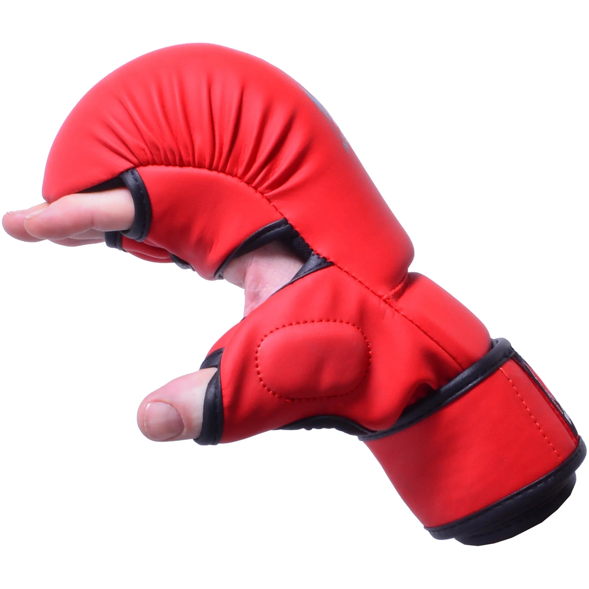 MAR-233D | Rex Leather Red Amateur MMA Gloves