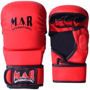 MAR-233D | Rex Leather Red Amateur MMA Gloves