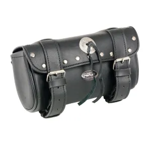 Milwaukee Leather SH62602 Black Small PVC Double Strap with Rivet’s