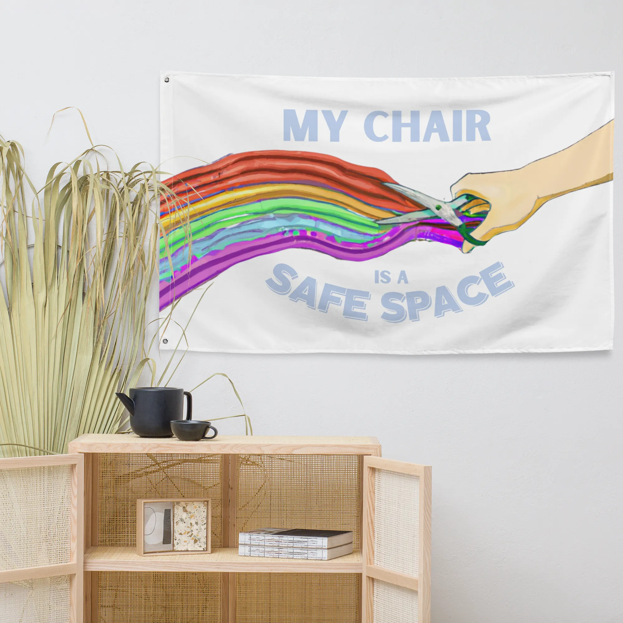 My Chair Is A Safe Space Flag