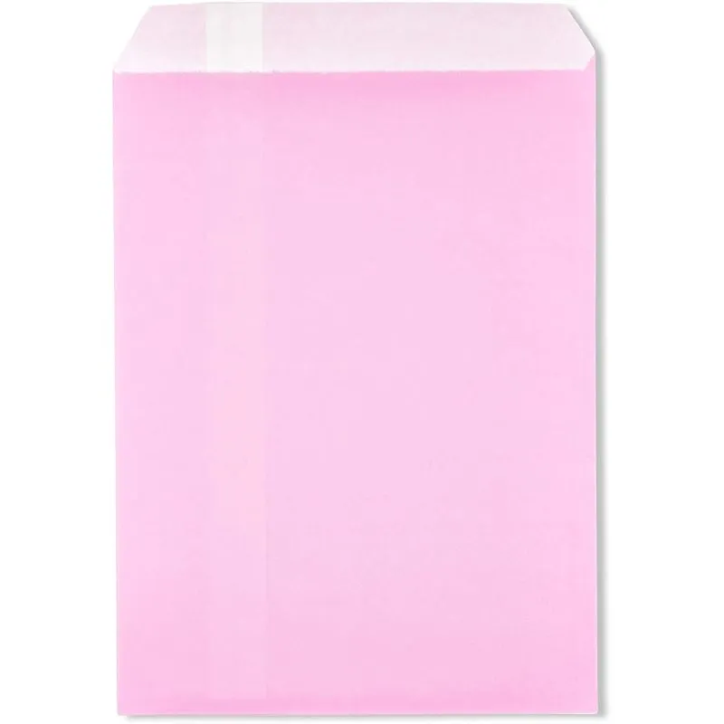 Pastel Party Favor Goodie Bags (5 x 7 in, 100 Pack)