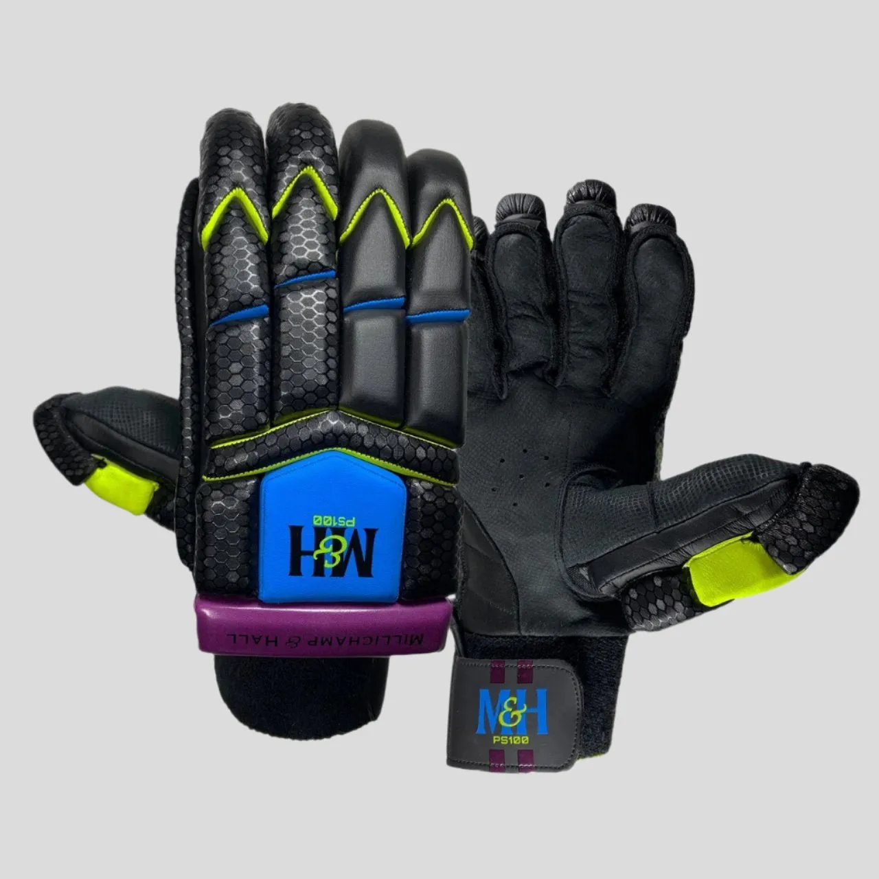 PS100 Black Batting Gloves