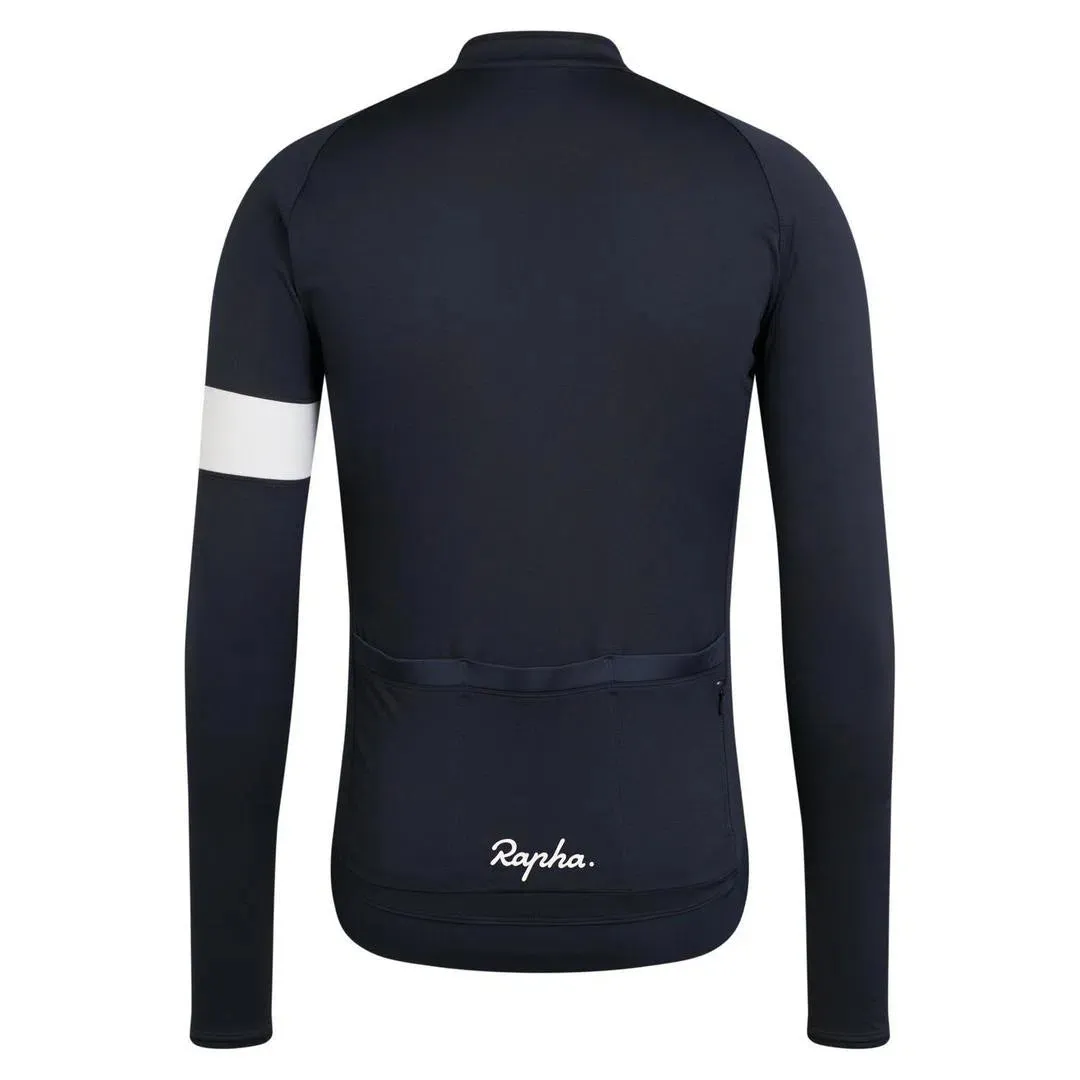 RAPHA Core Long Sleeve Jersey - DNY Dark Navy