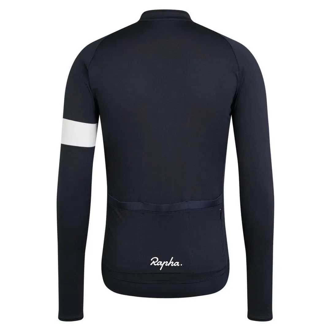 RAPHA Core Long Sleeve Jersey - DNY Dark Navy