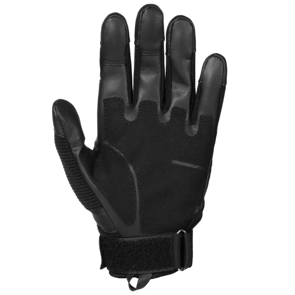 Rubber Hard Knuckle Full Finger Gloves