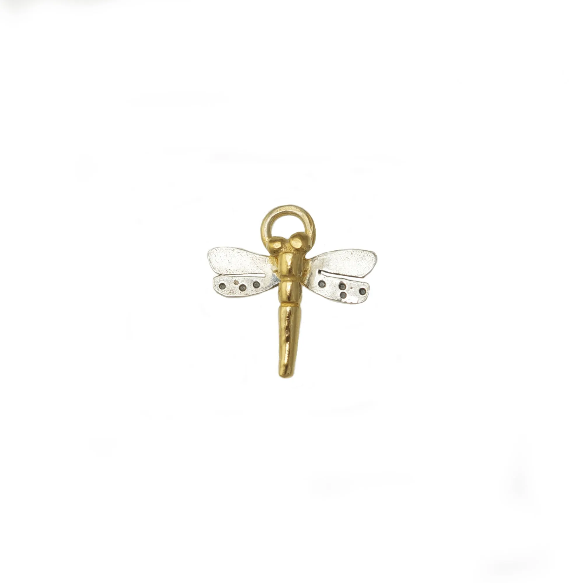 Tiny Dragonfly Charm