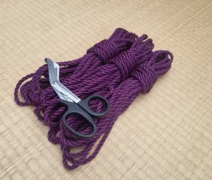 Violet  - Fully treated jute shibari bondage rope.